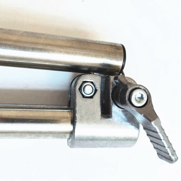 Feeding Tong Stainless - PZHI製 スネーククランプ、ステンレス製爬虫類用捕獲トング、自働ロック式の広口設計で、蛇の餌やり、狩猟、捕獲に最適、120cm。