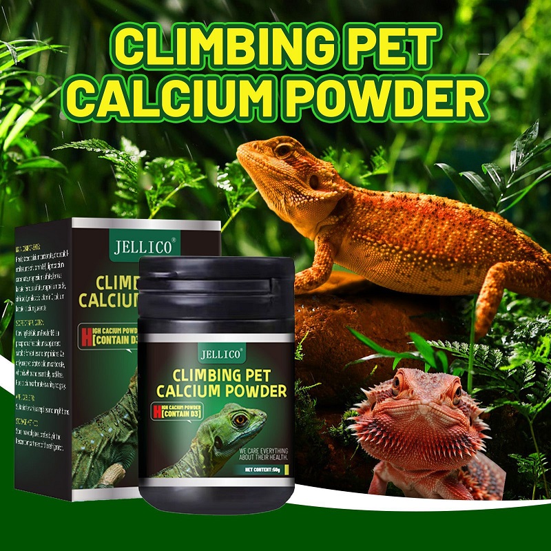 Vitamin D3 Reptile - 爬虫類、両生類、カメ、カエル、カメレオンなどのペット用ビタミンD3カルシウムパウダー。カルシウムの吸収と補給を促進します。