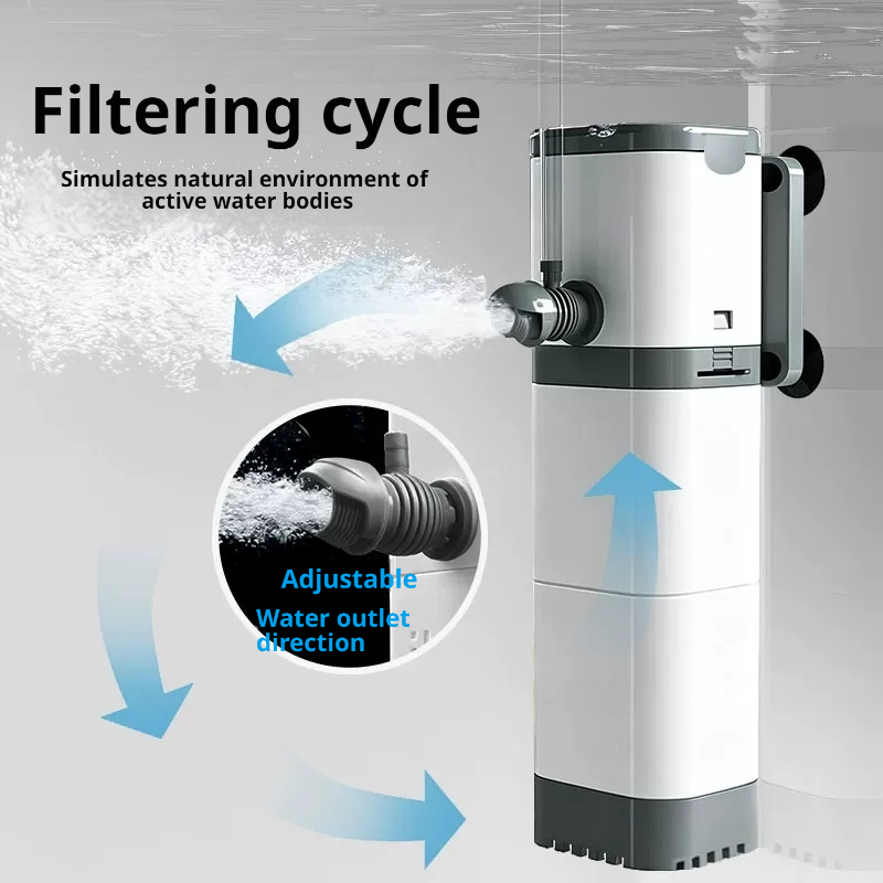 Aquael Filter Fzn - 水槽フィルターポンプ、水槽、水中ポンプ、静音、エアポンプ、エアレーター、内蔵ウォーターポンプ、ウェーブメーカー、220V–240V