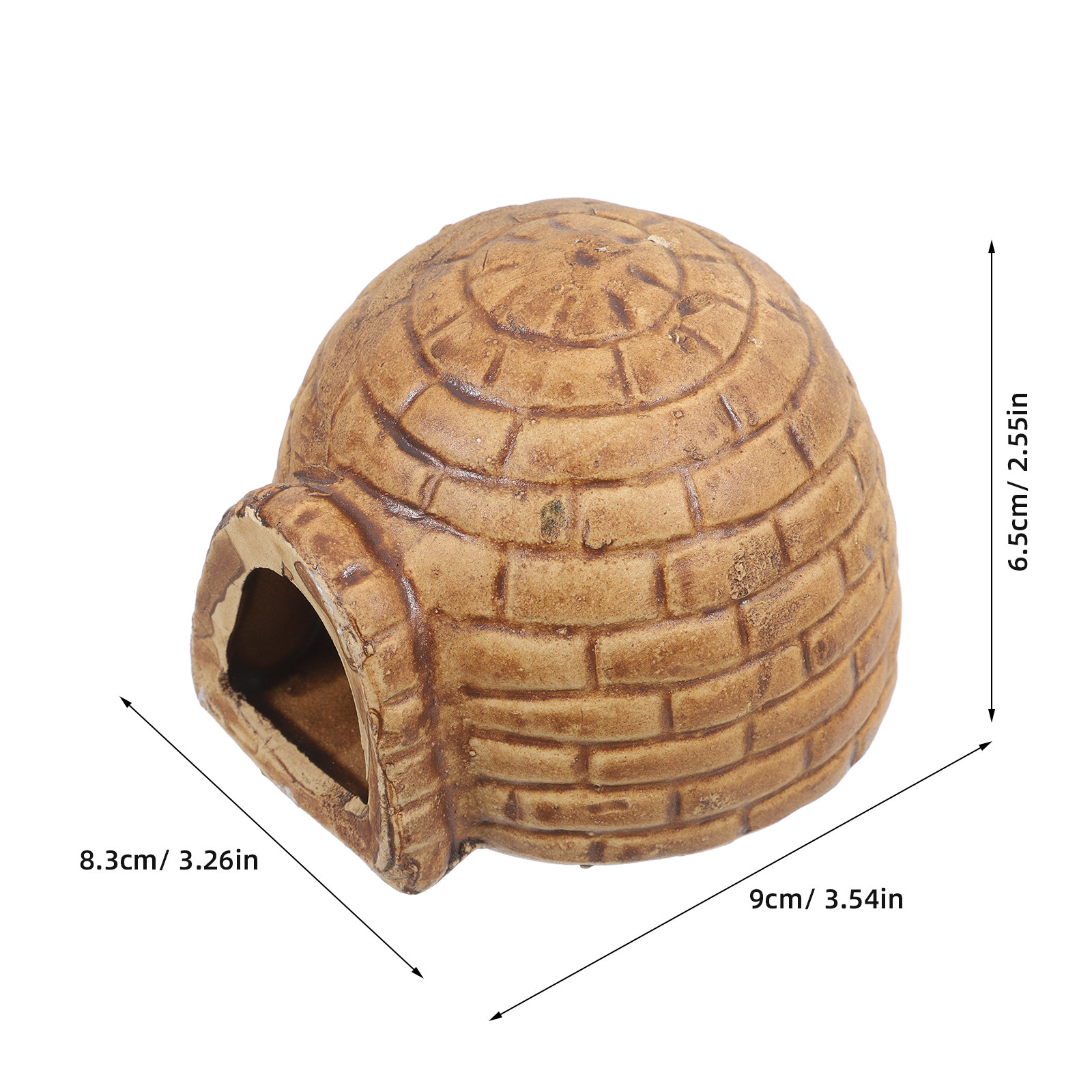 高級セラミック製水槽用隠れ家、魚用洞窟、エビ用シェルター、ベ - Hide Cave Ceramic のレビューと価格