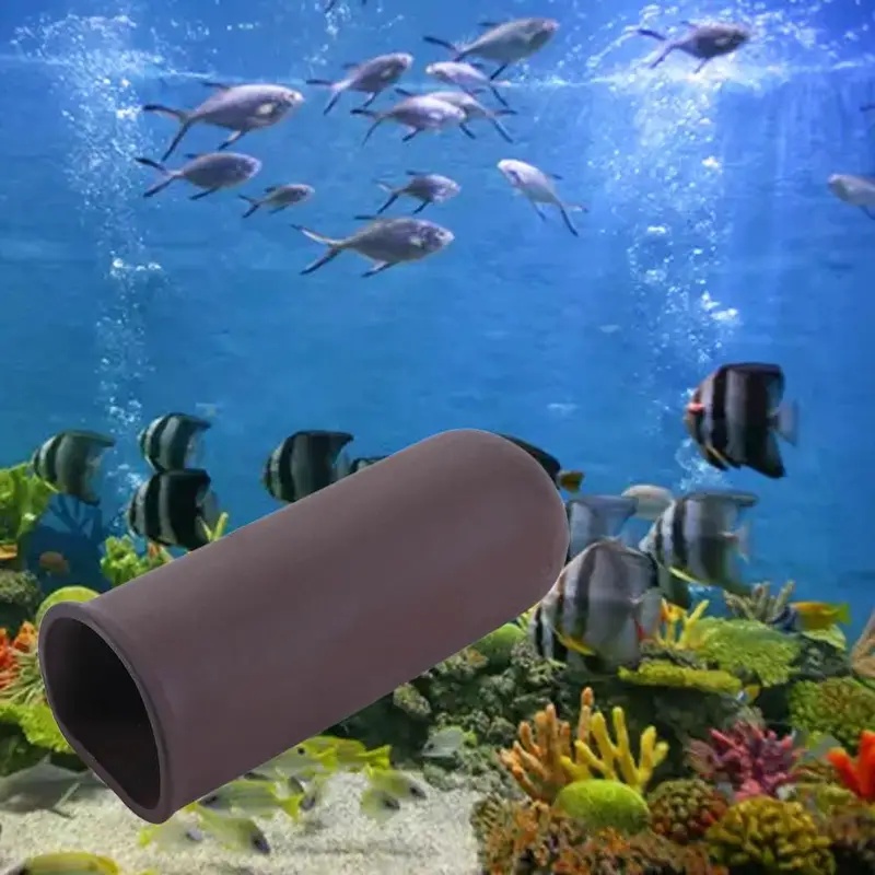新しい水槽用洞窟、水槽内シェルター、セラミック製、エビの産卵 - Hide Cave Ceramic のレビューと価格