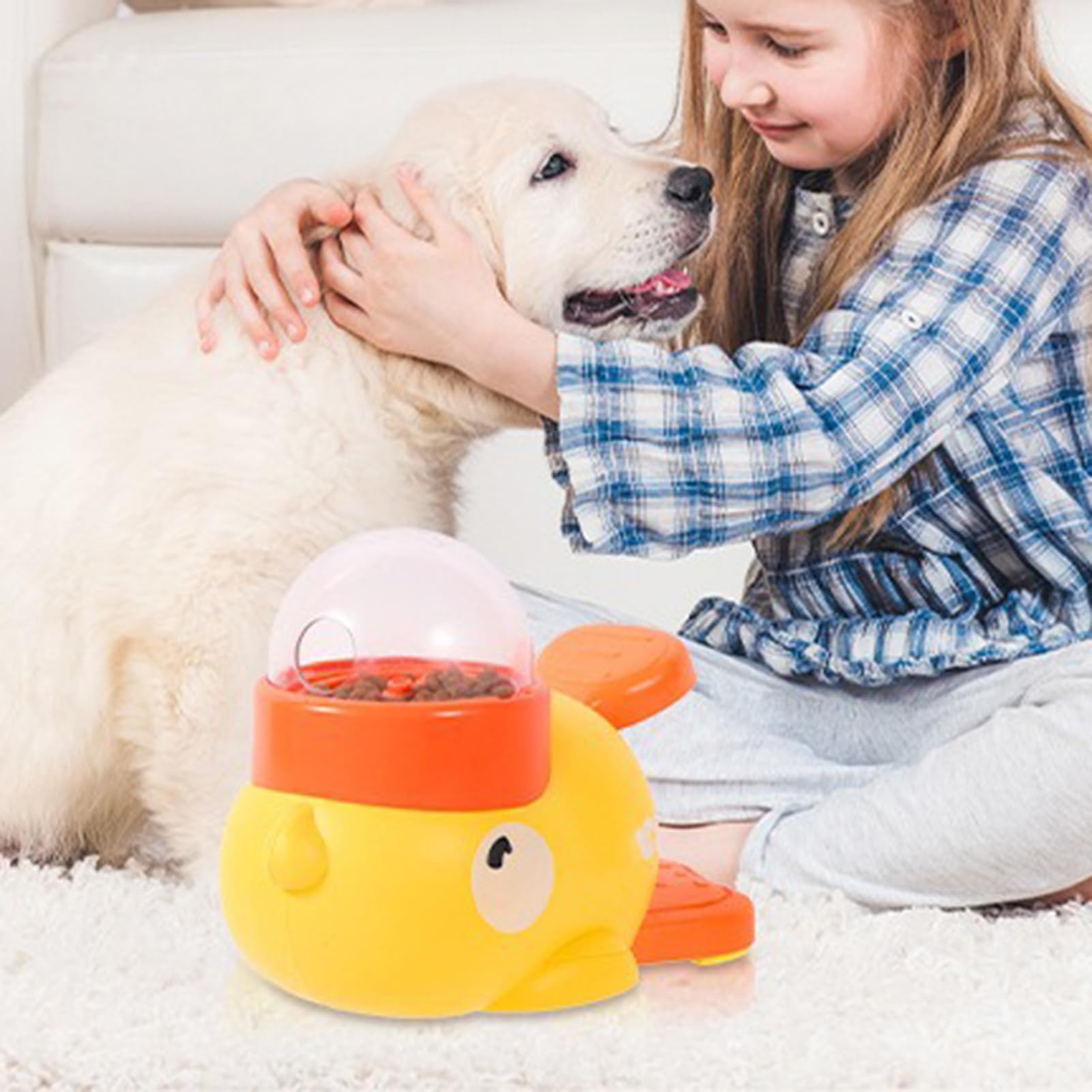ペット用スローフードボウル、アヒル型犬用スナックディスペンサ - Royal Canin Food Medium のレビューと価格
